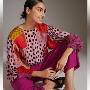 Anthropologie Bl^NK Miranda Blouse